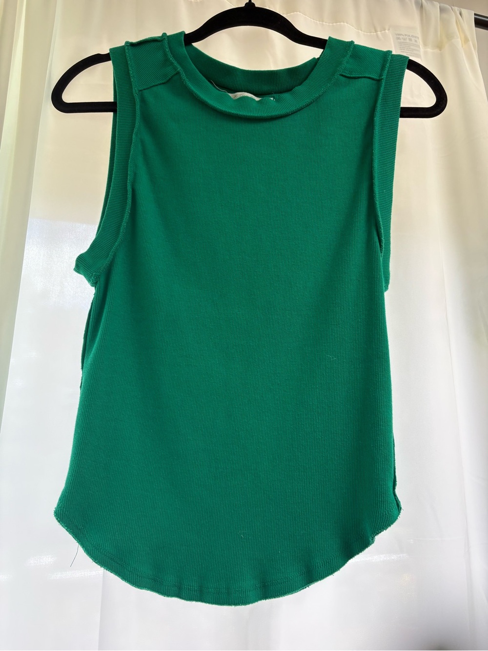 FREE PEOPLE GOLF GREEN TANK TOP SIZE LARGE